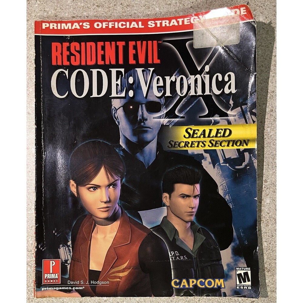 Resident Evil Code: Veronica X Prima Official Strategy Guide Book Used NO POSTER
